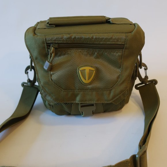 Unisex Tenba Green Shoulder Camera Case Square Bag * - Picture 2 of 5